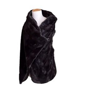 Faux fur with texture to the fur.